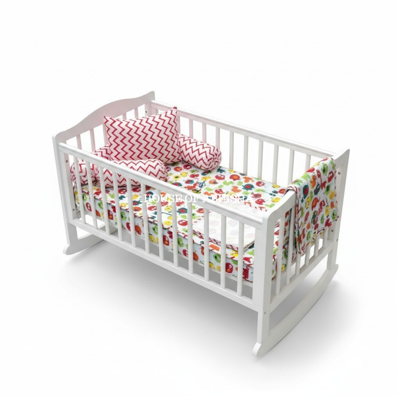 Jungle Dream Hand Block Printed Baby Bedding Set