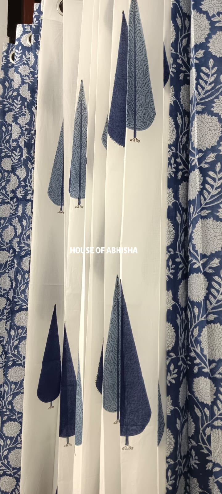 The Buta Handblock Printed Cotton Curtains