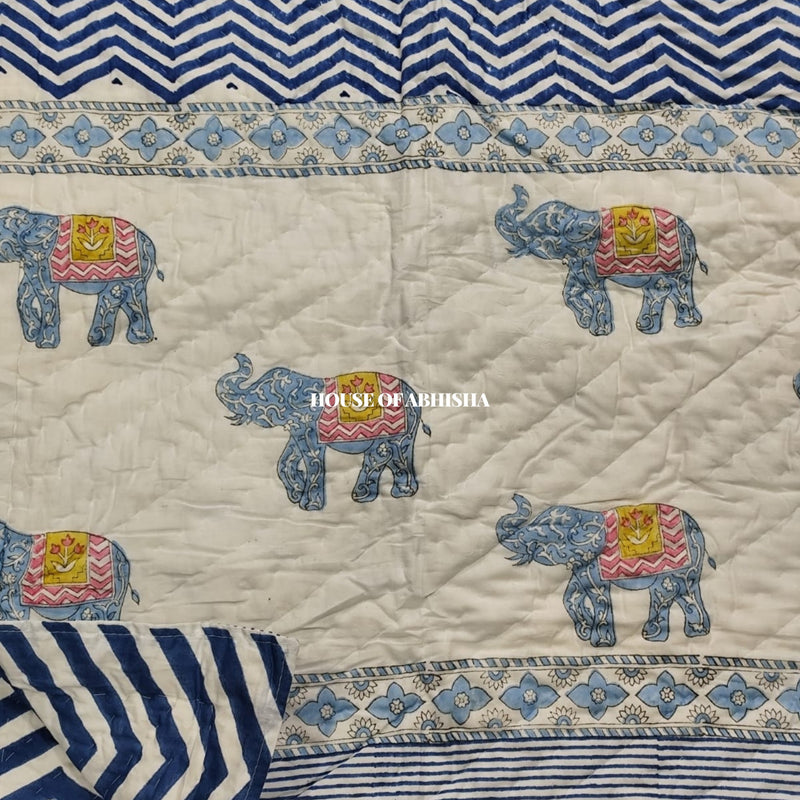 Vann Reversible Organic Mulmul Cotton Quilt – Set of 2
