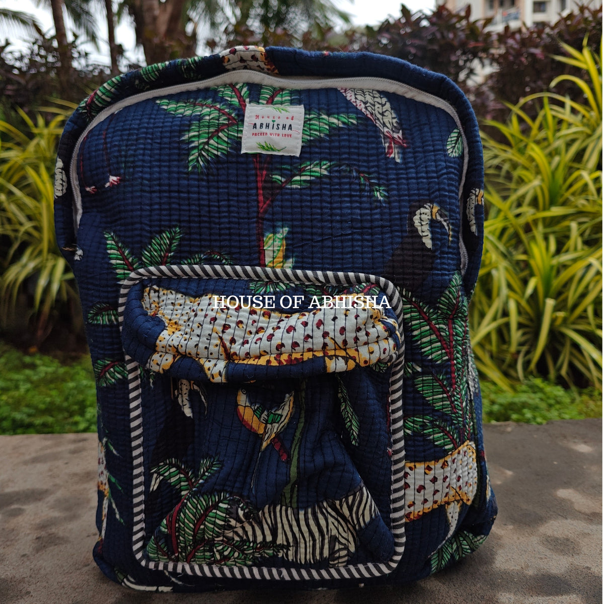 Jungle Lore Quilted Kids Backpack