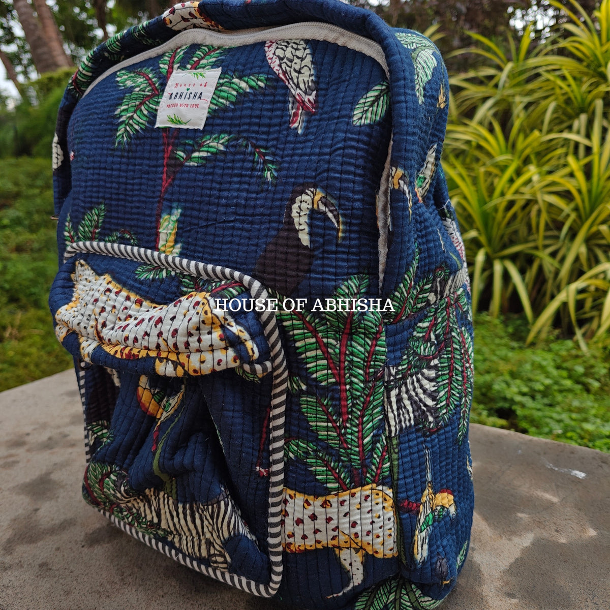 Jungle Lore Quilted Kids Backpack