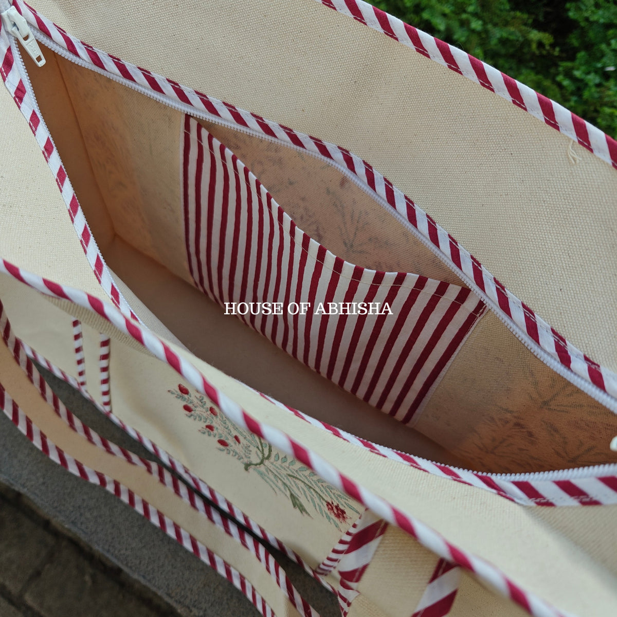 Lily Canvas Cotton Tote Bag