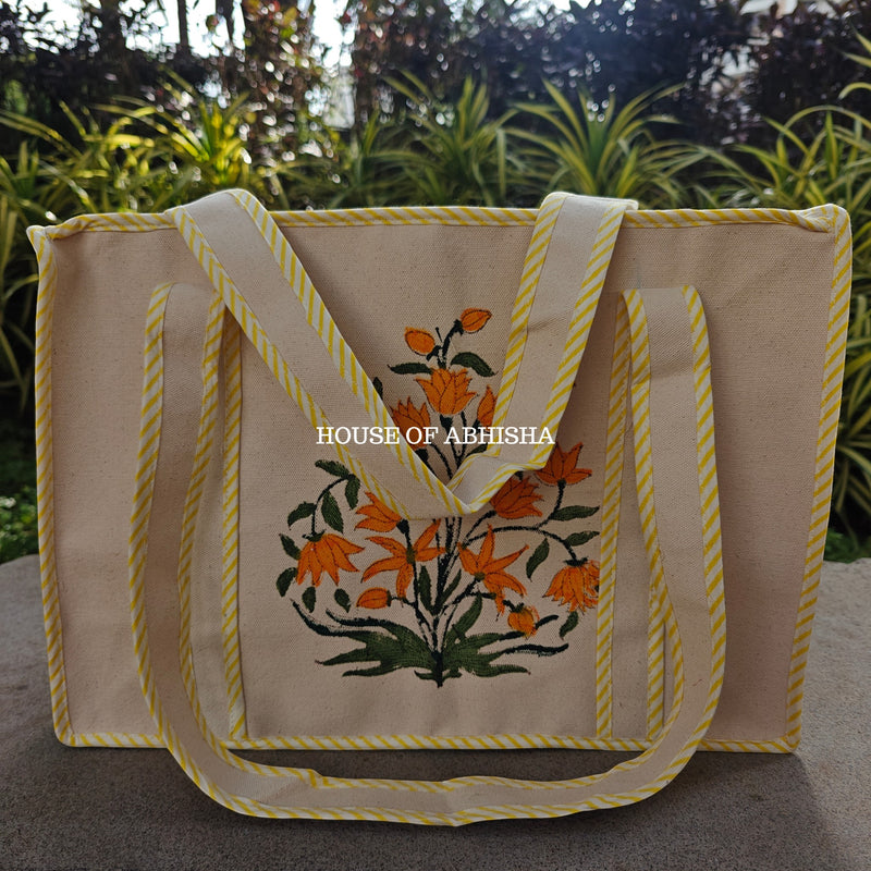Bagh Canvas Cotton Tote Bag