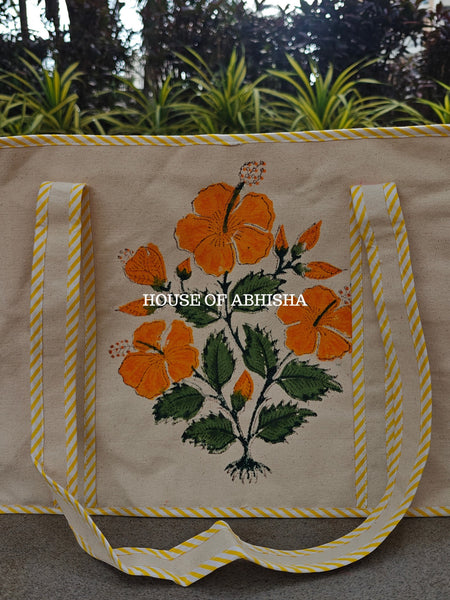 Tulip Canvas Cotton Tote Bag