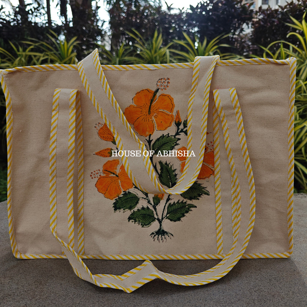 Tulip Canvas Cotton Tote Bag