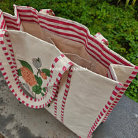 Gulmohar Canvas Cotton Tote Bag
