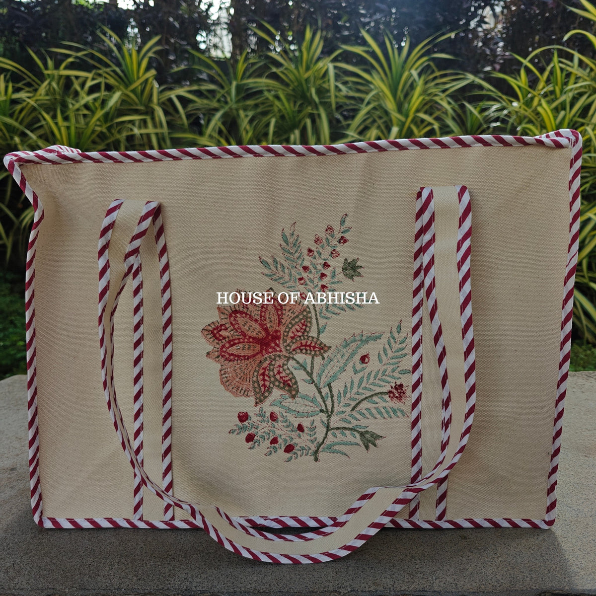 Lily Canvas Cotton Tote Bag
