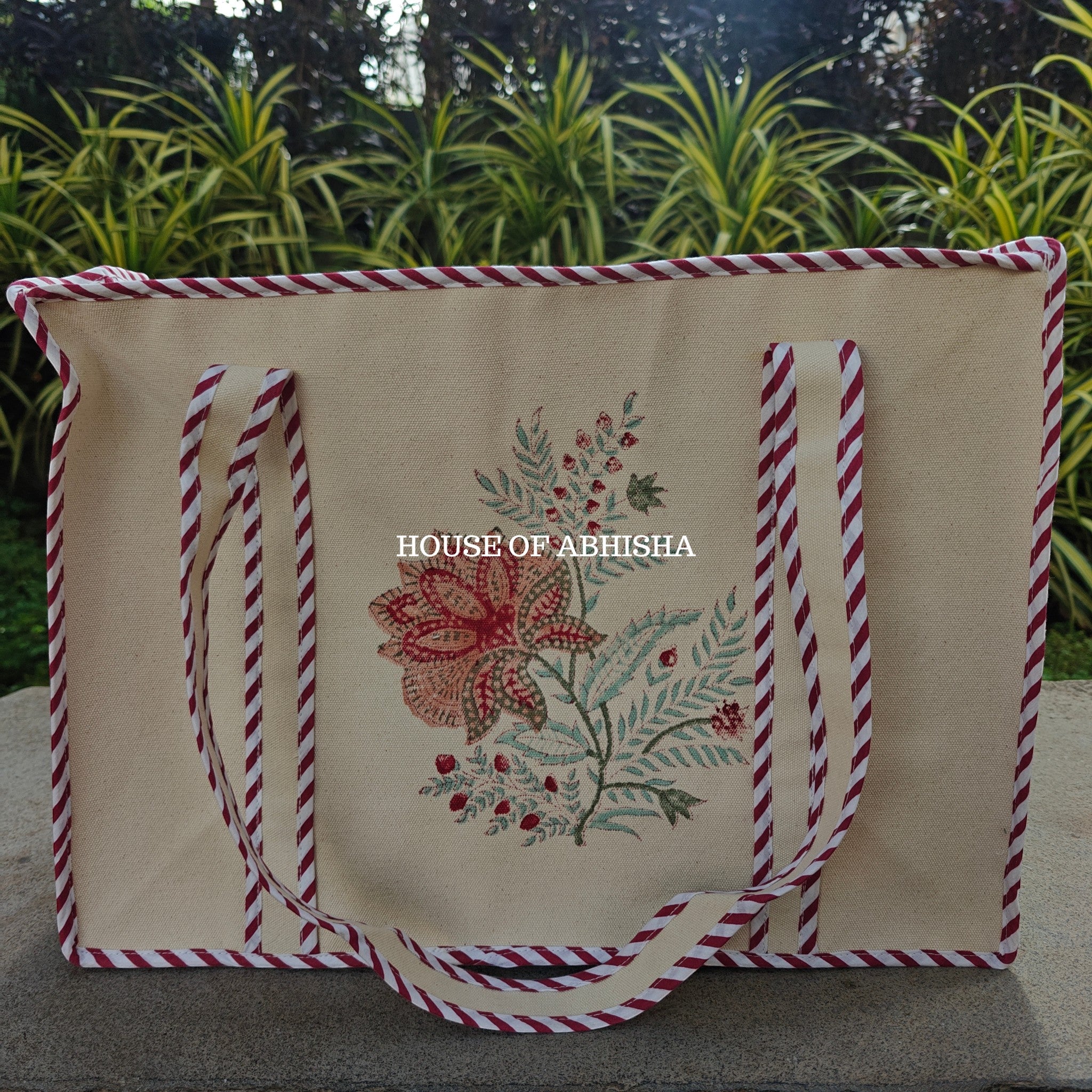 Lily Canvas Cotton Tote Bag