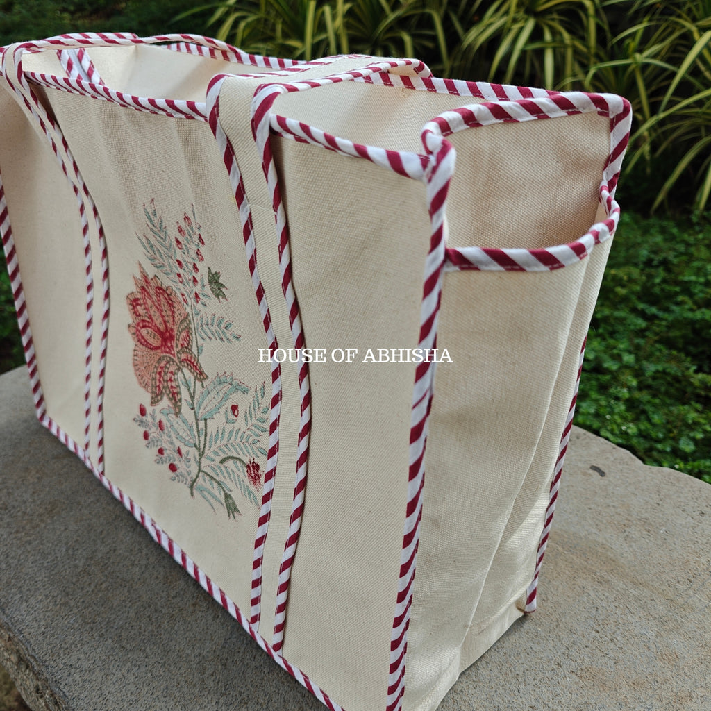 Lily Canvas Cotton Tote Bag