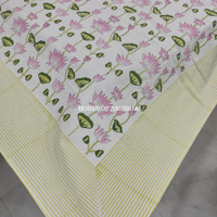 Kamal Handblock Printed South Cotton Table Cover