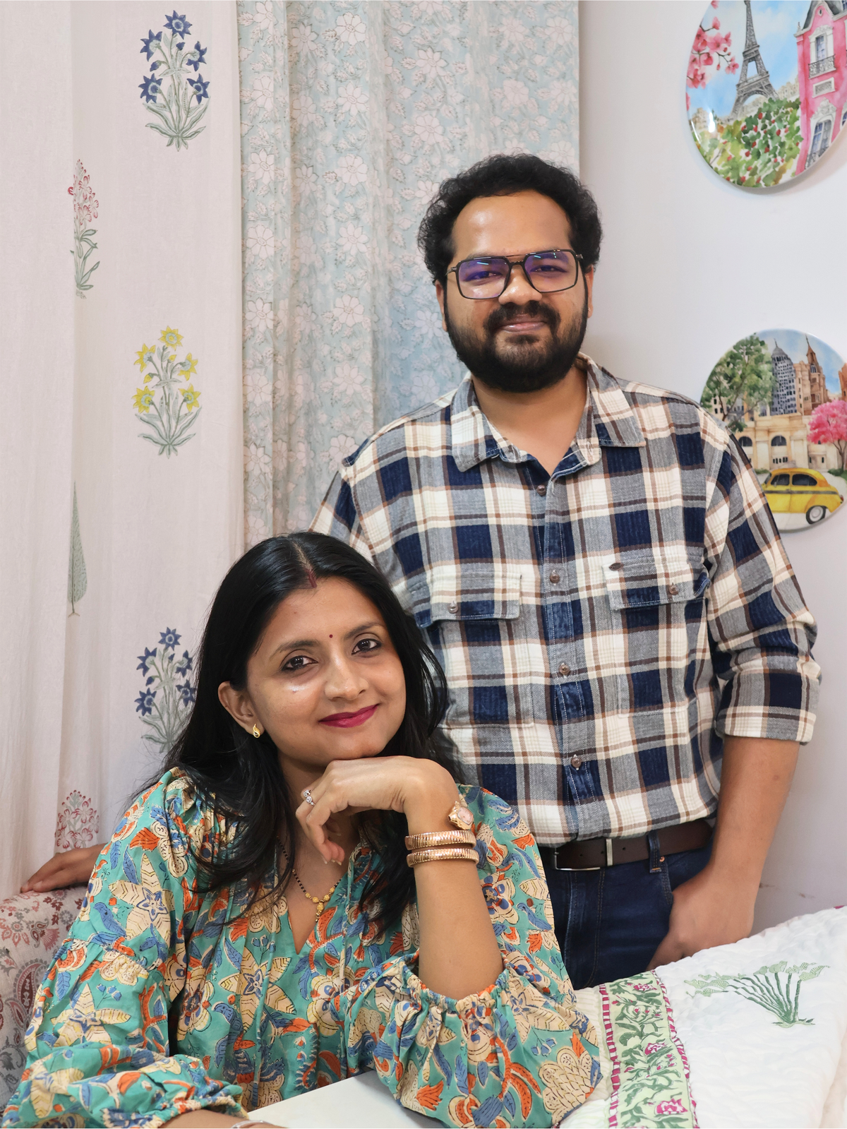 Akanksha and Abhishek, founders of House of Abhisha