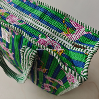 Vanya Quilted Cotton Tote Bag