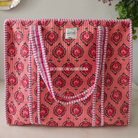 Gulnaar Quilted Cotton Tote Bag