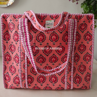 Gulnaar Quilted Cotton Tote Bag