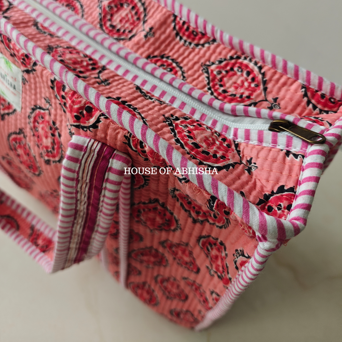 Gulnaar Quilted Cotton Tote Bag