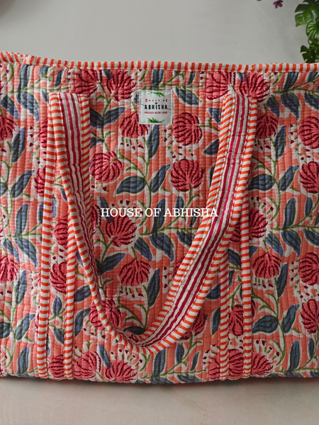 Riwaayat Quilted Cotton Tote Bag