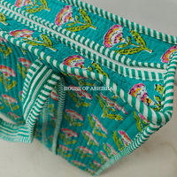 Meadow Quilted Cotton Tote Bag