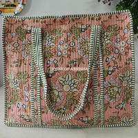 Bela Quilted Cotton Tote Bag
