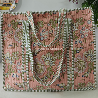 Bela Quilted Cotton Tote Bag