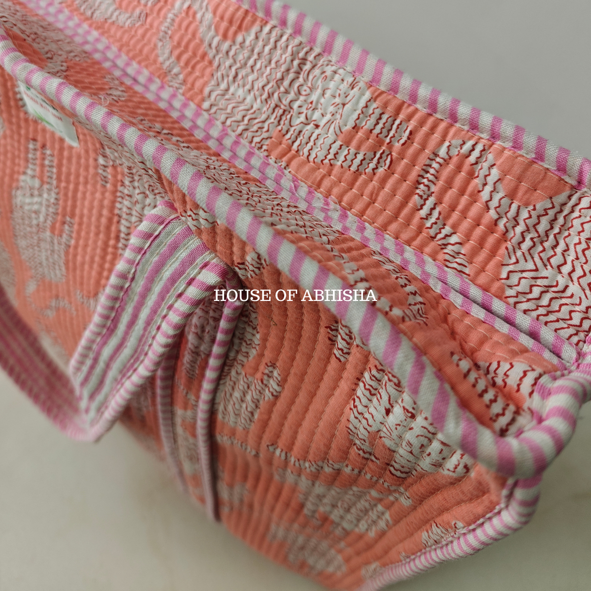 Wild Trails Quilted Cotton Tote Bag