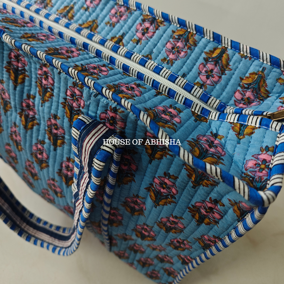Phool Quilted Cotton Tote Bag