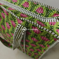 Mogra Quilted Cotton Tote Bag