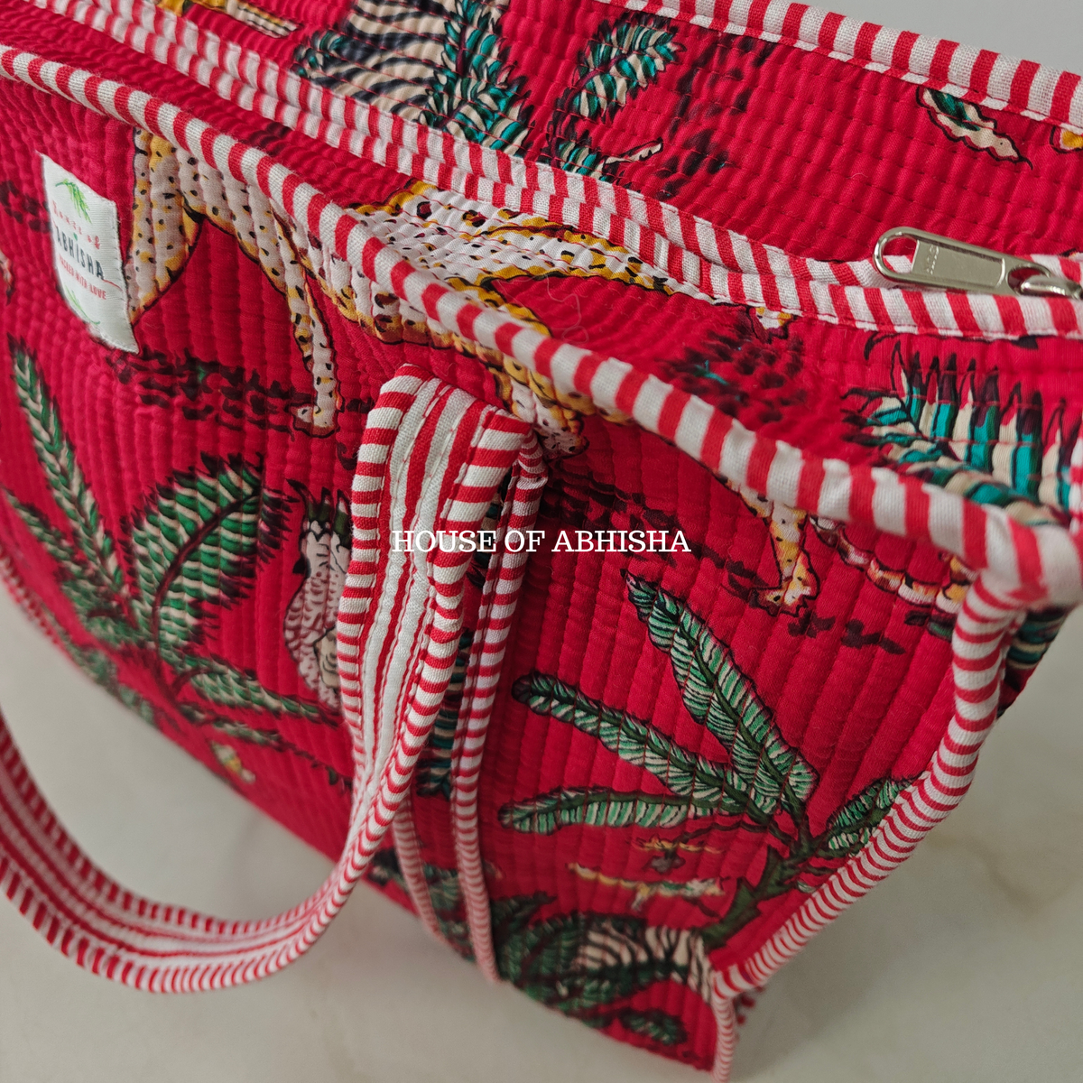 Shikari Quilted Cotton Tote Bag