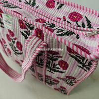 Rosalie Quilted Cotton Tote Bag