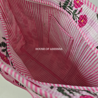 Rosalie Quilted Cotton Tote Bag