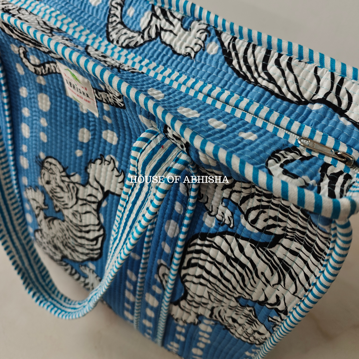 Into the Wild Quilted Cotton Tote Bag