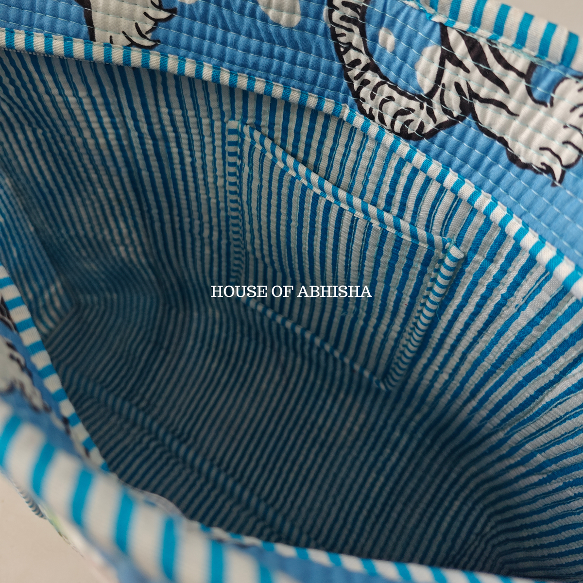 Into the Wild Quilted Cotton Tote Bag
