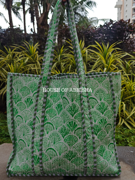 Gulshan Quilted Cotton Tote Bag