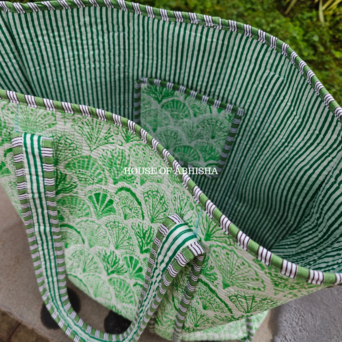 Gulshan Quilted Cotton Tote Bag