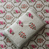 Rani Bagh Quilted Cotton Reversible Bedcover