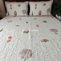 Savana Quilted Cotton Reversible Bedcover