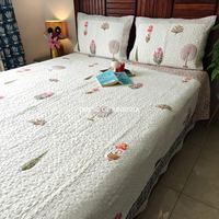 Savana Quilted Cotton Reversible Bedcover