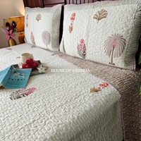 Savana Quilted Cotton Reversible Bedcover