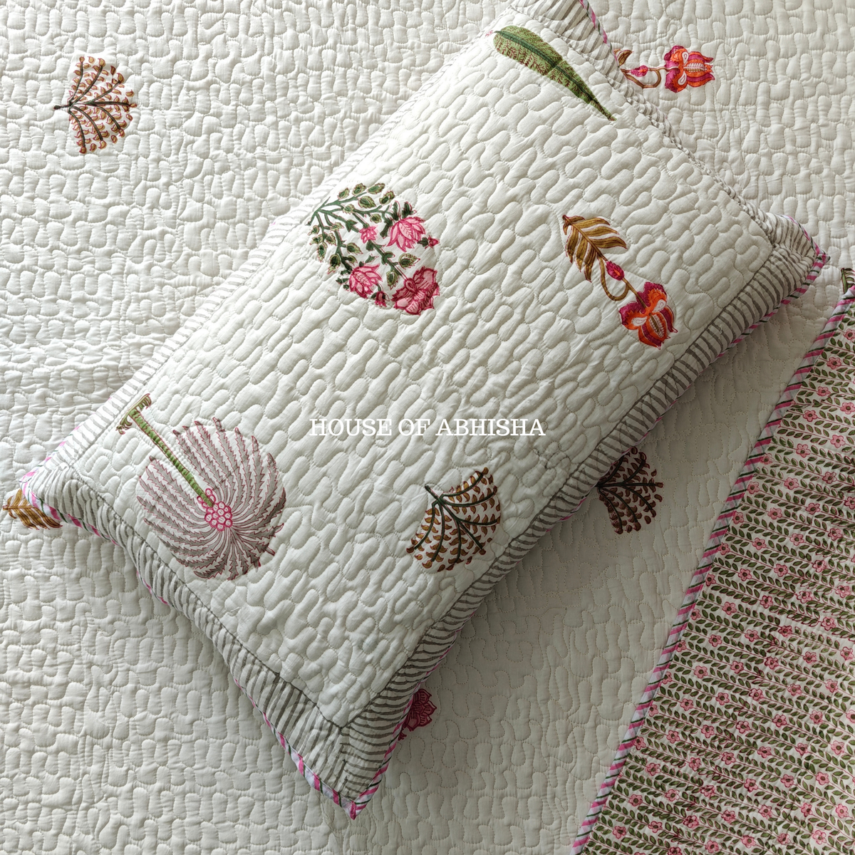 Savana Quilted Cotton Reversible Bedcover