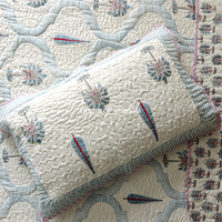 Aurelia Quilted Cotton Reversible Bedcover