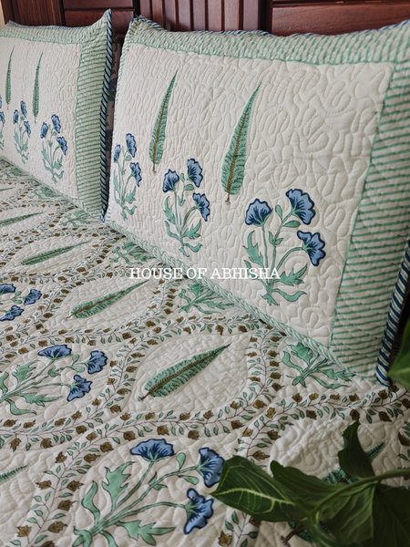 Nazm Quilted Cotton Reversible Bedcover