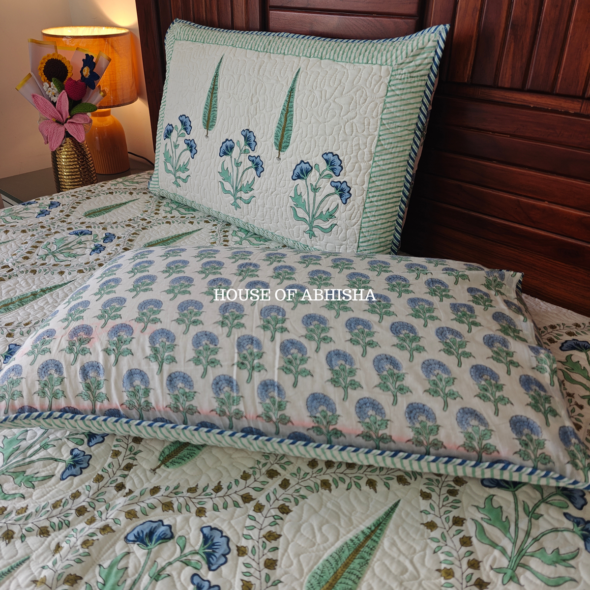 Nazm Quilted Cotton Reversible Bedcover