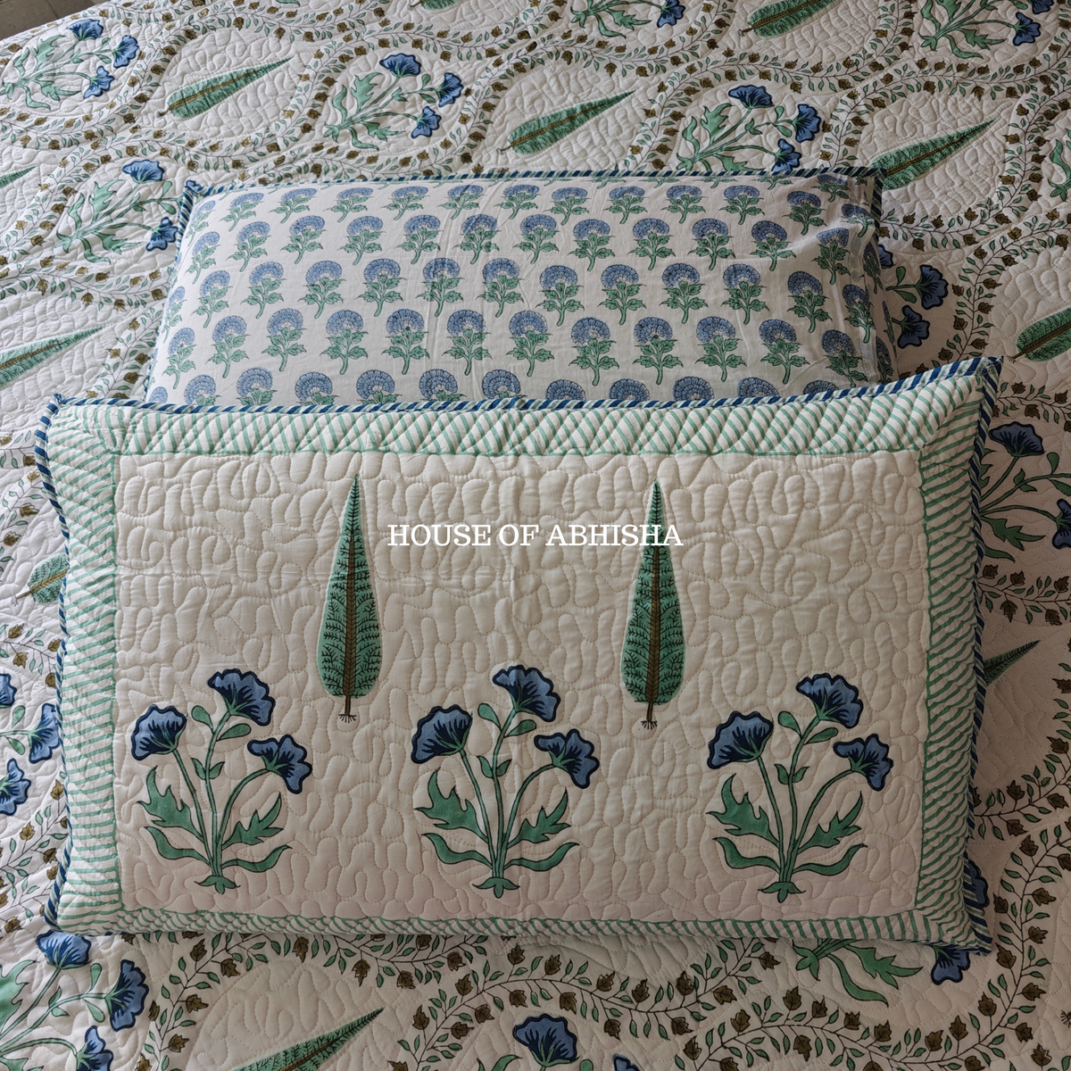 Nazm Quilted Cotton Reversible Bedcover