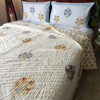 Madhavi Reversible Organic Mulmul Cotton Quilt