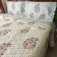 Madhuban Reversible Organic Mulmul Cotton Quilt