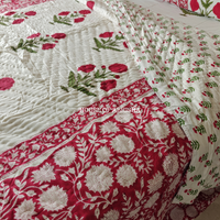 Gul-e-Bahar Reversible Organic Mulmul Cotton Quilt