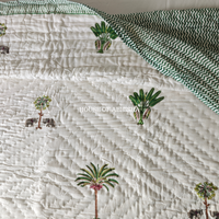Vanika Reversible Organic Mulmul Cotton Quilt