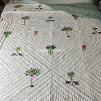 Vanika Reversible Organic Mulmul Cotton Quilt