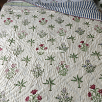 Island Beauty Reversible Organic Mulmul Cotton Quilt