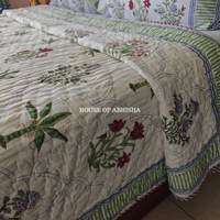 Island Beauty Reversible Organic Mulmul Cotton Quilt