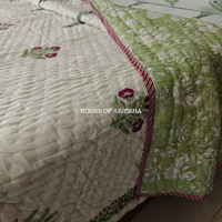 Riwaayat Reversible Organic Mulmul Cotton Quilt